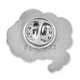 thumbnail image 3 of Think Pink Word Bubble Breast Cancer Awareness Enamel Lapel Pin, 3 of 3