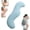 (Blue,80cm/31.5in), variant on Pea Pod Body Pillow for Side Sleepers, Cooling Ergonomic Body Align Pillow, Soft S-Shaped Full Body Support Pillows for Adults, Hip & Leg Support(Blue,80cm/31.5in)