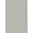 thumbnail image 1 of Unique Loom Solid Collection Casual Transitional Indoor and Outdoor Flatweave Area Rug, 6' x 9', Light Gray/Gray, 1 of 10