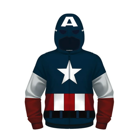 Captain America The First Avenger Cap A Costume Hoodie Sweatshirt | L