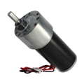 thumbnail image 1 of DC12V/24V Motor de engranajes Reducción de velocidad Motorreductor 37 mm de diámetro (18 tipos) Zulema  Alto par, 1 of 6