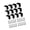 Set 1, variant on Outdoor Rafter Clips Pack Of 12 Black Galvanized Steel Brackets For Gazebo Roofing And Shed Assembly