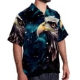 thumbnail image 2 of Starry bird Men's Casual Hawaiian Shirt Printed Button Down Short Sleeve Summer Beach Shirts Unisex, 2 of 6
