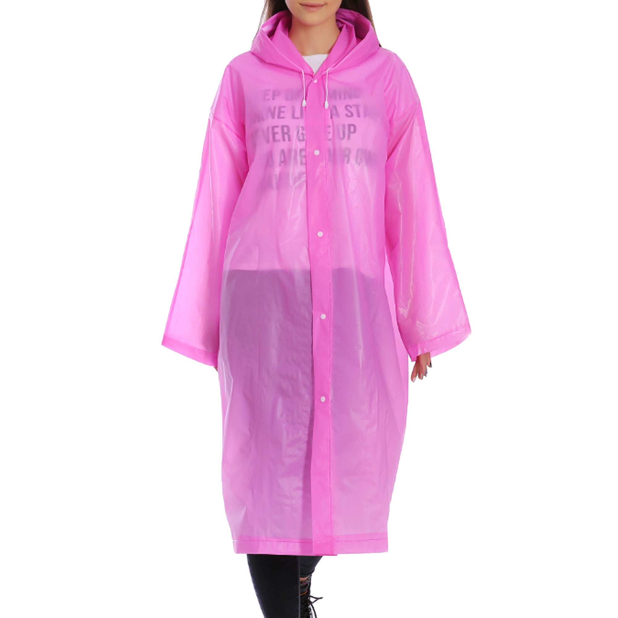 дождевик женский с капюшоном.