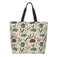 thumbnail image 1 of Balery Armadillo Bolsa Tote Estilo Estético con Cremalleras, Bolsa de Hombro, Bolsa de Compras Grande y Plegable, 1 of 8