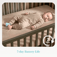 thumbnail image 7 of WUUK BABY Sock Monitor | Tracks Sleep & Movement | Base Station & App Monitoring/Notification, No Subscription, 3 Included Sock Sizes, 0–18 Months, 2.4/5 GHz Wi-Fi, 7 of 7