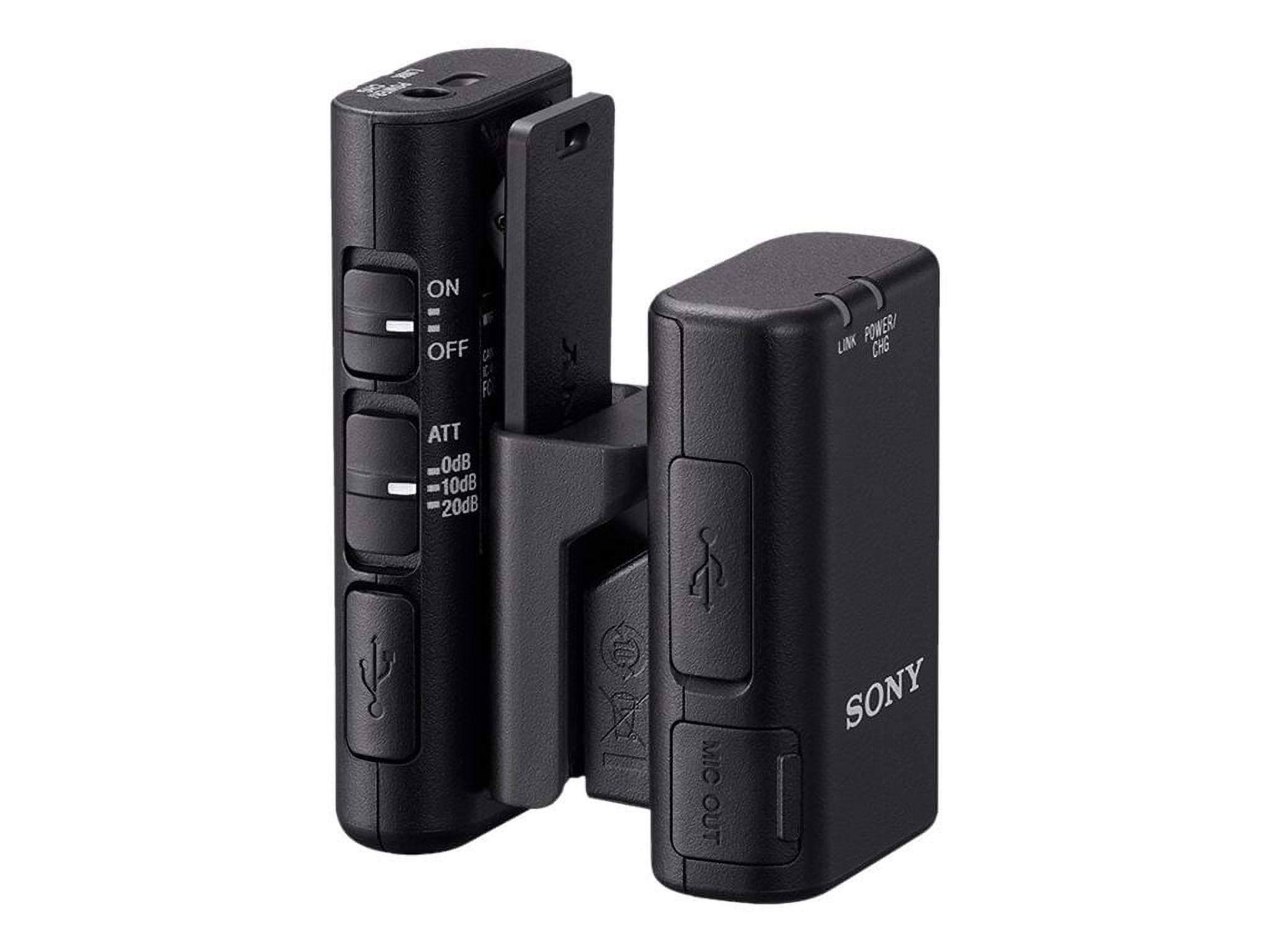 Sony ECM-W2BT - Microphone system - black - for Handycam FDR-AX43A 