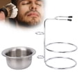 thumbnail image 1 of Soportista de Cepillo de Afeitar de Funciones Prácticas Multifuncidas, Juego de Tazón de Afeitar, Simple Pincel de Barba de Jabón,, 1 of 7