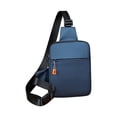 thumbnail image 2 of Deeceymbur Adjustable Crossbody Chest Sling Bag for Men Women Portable Waist Pack with Multiple Pockets Lightweight Fanny Pack Travel Workout Hiking Running, 2 of 6