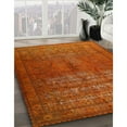 thumbnail image 3 of Ahgly Company Machine Washable Indoor Rectangle Traditional Orange Red Area Rugs, 8' x 12', 3 of 7