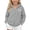 G25 Gray, variant on Girls Zip Up Hoodie Long Sleeve Hooded Sweatshirt with Heart Graphic and Pockets Kids Fall Spring School Everyday Casual Jacket