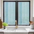 Abstract Blue Window Privacy Film, Rustic Farmhouse Minimalist Blue ...