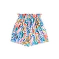 thumbnail image 3 of Arshiner Girl's 2 Piece Summer Outfit Sleeveless T-Shirt and Hawaiian Tropical Boho Shorts, 3 of 8