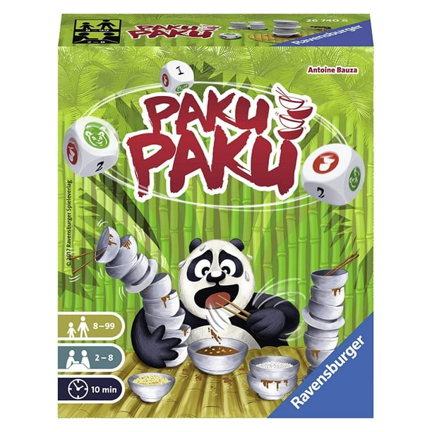 Juego de dados Ravensburger Paku Paku Family 2-8 jugadores 8+