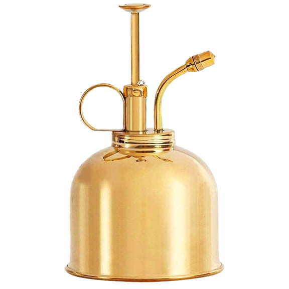 BRASS PLANT MISTER: Indoor Plant Mister, Terrarium Mister, Orchid Spritzer, Succulent Mister, Nickel Spray Bottle Mister, Plant Sprayer Mister | A Beautiful and Useful Houseplant Accessory