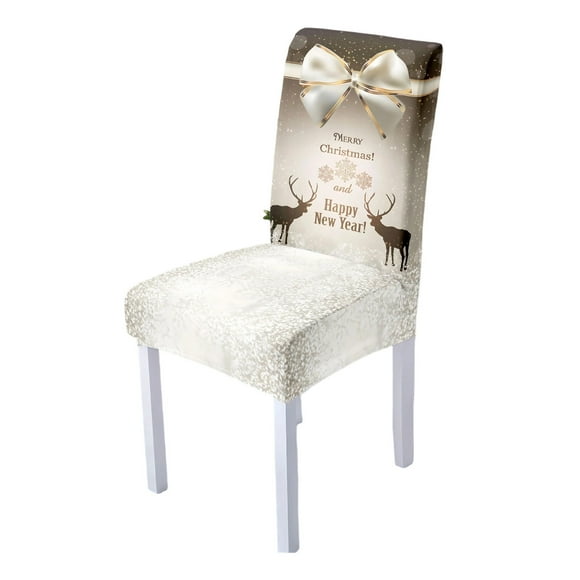 Housses de Chaise de Salle à Manger de Noël Mignonnes, Housses Extensibles de Protection pour Chaise