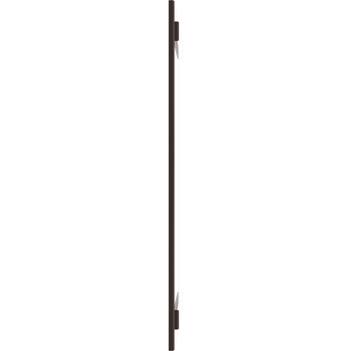 Ekena Millwork 16 1/8"W x 29"H True Fit PVC Three Board Joined Board-n-Batten Shutters, Raisin Brown (Per Pair - Hardware Not Included)
