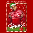 thumbnail image 2 of Junior's Backstreet Boys Howie All I Want for Christmas  Graphic T-Shirt, 2 of 4