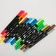 thumbnail image 5 of 1 paquete de 36 colores marcadores negros de doble punta marcadores de colores de punta suave suministros de arte de acuarela juego de pintura de regalo para niños para mandala, diario de balas, dibu, 5 of 5
