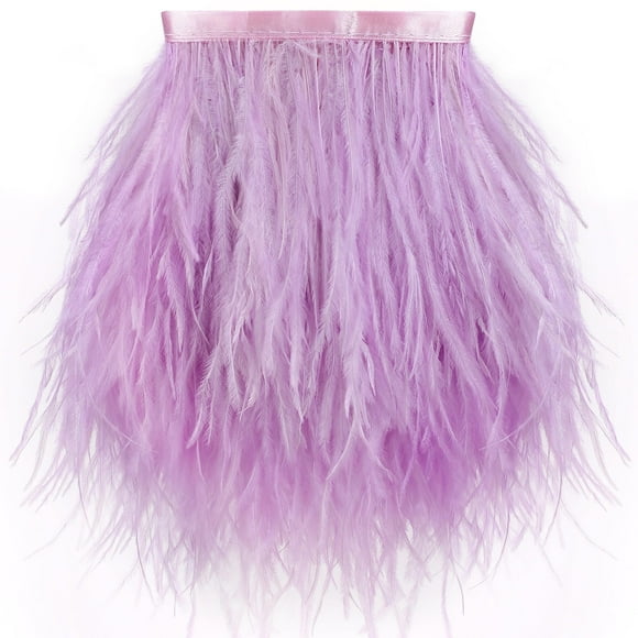 Soarer Feather Rim, avestruz morado claro, 13 cm, 2 yardas