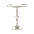 thumbnail image 2 of Signature Home Collection Round Pedestal Accent Table - 22" - Nickel Finish, 2 of 5