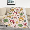 thumbnail image 1 of Cartoon Car Tractor Digital Printing Blanket Flannel Blanket Student Dormitory Blanket, 1 of 1