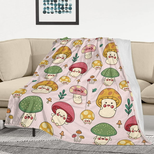 Cartoon Car Tractor Digital Printing Blanket Flannel Blanket Student Dormitory Blanket