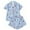 A-Sky Blue86, variant on Yuanlong Womens Pajama Set 2Pcs Short Sleeve Shirts   Shorts Blue Stripe Heart Print Sleepwear Valentine & Summer Fresh Cozy Loungewear