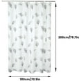 thumbnail image 2 of Rideau de Douche, Ensemble de Rideau de Douche Lavable, Rideaux de Douche en Peva pour Salle de Bain avec Crochets de Rideau de Douche pour Baignoire et Enceinte de Douche, 2 of 5