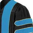 thumbnail image 3 of CLERKMANS Unisex Education Doctoral Graduation Gown – In Black & Blue Color for Unisex, 3 of 4