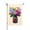 Color 4, variant on Jbralid Welcome Black Cat With Daisy And Bees Linen Garden Flag For Spring Summer Home Outdoor Garden Yard Door Decor 12x18 inch