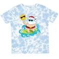thumbnail image 3 of Inktastic Surfing Santa Boys or Girls Toddler T-Shirt, 3 of 5
