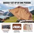 thumbnail image 3 of VEVOR Rooftop Tent Hard Shell 2-3 Person Waterproof for Jeep SUV Truck w/ Ladder, 3 of 10
