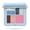002 Light Blue, variant on Pupa Milano Make-Up Palette S, Eyeshadow Palette, 004 Black, 0.28 oz