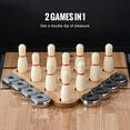 thumbnail image 3 of VEVOR Table à Shuffle de 9 Pi 2 en 1 Ensemble de Jeu Combo Shuffle et Quilles, 3 of 9