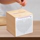 thumbnail image 1 of Hucha con contador, tarro para ahorrar dinero, regalo de cumpleaños para adultos y niños, debe romperse para abrir, portería de ahorro de madera,, 1 of 7
