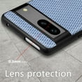 thumbnail image 3 of Compatible with Google Pixel 7 Case,Cute Woven Pattern Case for Women Men,Bumper,Soft Shockproof Camera Protection Phone Case TPU Anti-Bump Silicone Wireless Charging Case for Google Pixel 7,Khaki, 3 of 8