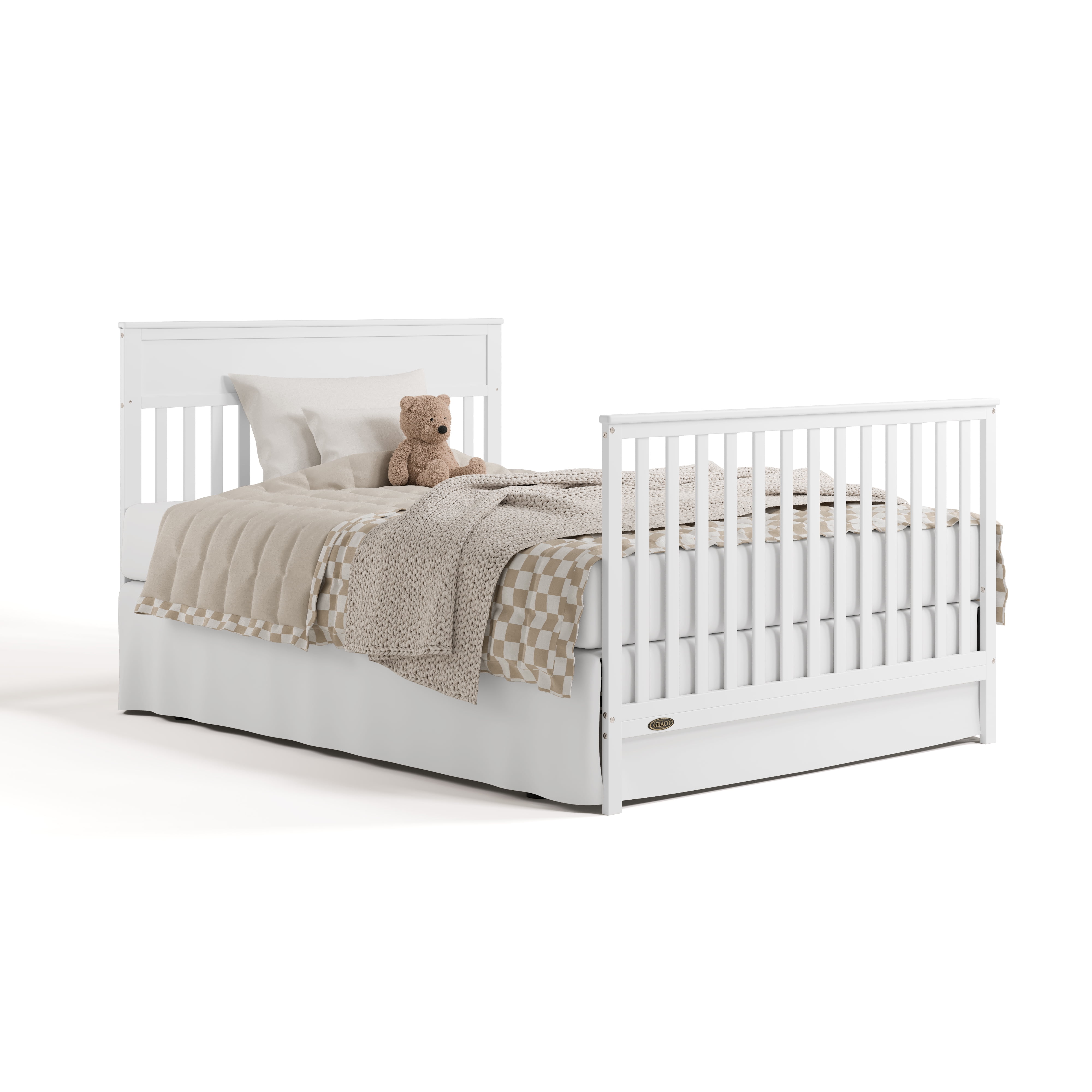 Graco Shiloh Convertible Baby Crib with Drawer, White
