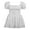White, variant on Black Gothic Lolita White Lace Dress Puff Sleeve Lace-up Short Dresses for Women Girl