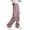 H162 Pink, variant on SJLDQY Cargo Pants for Girls Elastic Waist Casual Baggy Pants Solid Color Straight Leg Trousers with Pockets