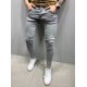 thumbnail image 5 of Jeans De Hombre Ajustados Casuales Elásticos De Color Liso, 5 of 5