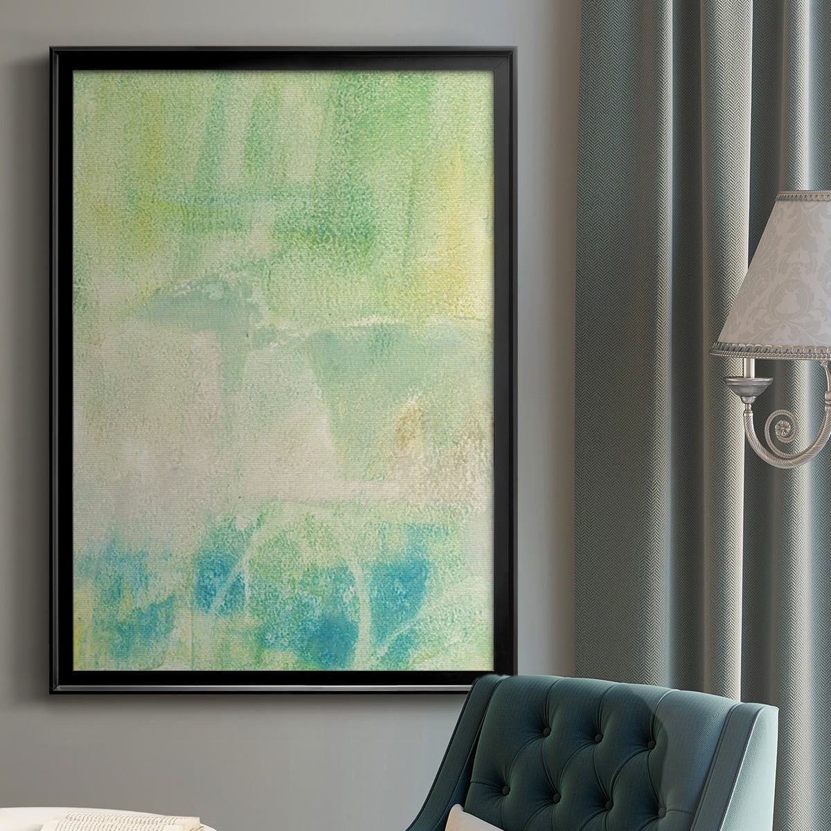 Serus I Premium Framed Print, in Gold, Black, or Silver - Ready to Hang
