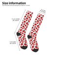 thumbnail image 2 of Fotbe Cartoon Ladybug Calcetas Divertidas Estampadas para Hombre y Mujer, Calcetas de Algodón hasta la Rodilla para Caminar, Correr, Enfermería y Embarazo, 2 of 6