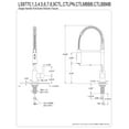 thumbnail image 2 of Gourmetier LS8771CTL Continental Single-Handle Pre-Rinse Kitchen Faucet, Polished Chrome, 2 of 2