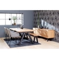 thumbnail image 4 of Modern Scandinavian Wavy Edge Dining Bench with Wlid Oak, 4 of 5