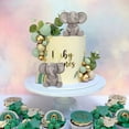 thumbnail image 6 of 26Pcs Ball Cake Topper Sticks Mini Elephant Eucalyptus Leaves Decoration for Cake Supplies Foam Balls for Cake Birthday Cake Toppers Decorations, 6 of 6