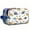 Colorful Dinosaurs Bones, variant on Toiletries Bag,Colorful Dinosaurs Bones Pattern Mens Womens Toiletry Bag Bathroom Bag,Waterproof Toiletry Travel Bag Dopp Kit Shaving Bag 11x6.3x5.1 Inch