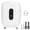 White US Plug, variant on Riousery Mini Tankless Hot Water Heater Electric Fixed Frequency Appliance for Bathroom Shower Kitchen Fast Heating 3500W 220V UK Plug Stainless Steel White Compact Design 11.4 inches / 29 cm
