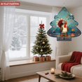 thumbnail image 4 of Metal Hanging Christmas Tree Wind Decorations - Vibrant Garden Spinners with Layered White Outline & Colorful Leaf Accents, 4 of 7