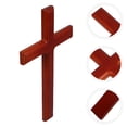 thumbnail image 2 of OFFIGAM Church Wall Hanging Cross Decoration Wooden Craft Cross Wall Pendant Decor, 2 of 10
